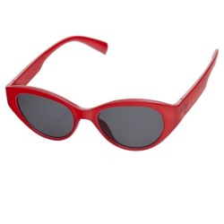 OVAL SUNGLASSES RED