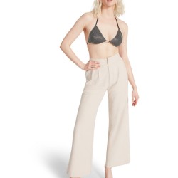 HIGH WAISTED TROUSER IVORY