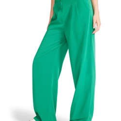 PLEATED TROUSERS GREEN