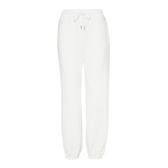 QUILTED SWEAT SET WHITE