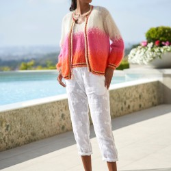 CLARISSA EMBROIDERED LINEN PANT