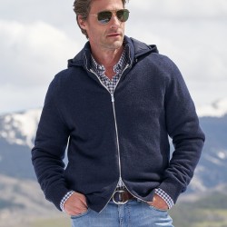 ASPEN CASHMERE HOODED SWEATER