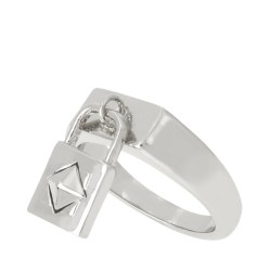 LOCKED UP RING SILVER